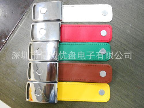 信诚创意皮u盘 随身碟 礼品usb 足量u盘定制 深圳优盘工厂皮质usb